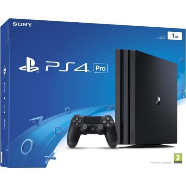 Konsol för vardagsrum - Sony - PS4 Pro - 1 To - Svart - Kompatibel med 4K HDR