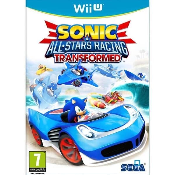 Sonic All Stars Racing Transformed Ltd Wii U-spel- USED