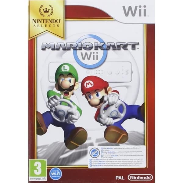 Mario Kart Wii-spel - Nintendo Selects - Racing - Boxed- REFURBISHED