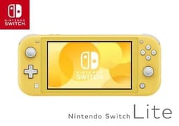 NINTENDO SWITCH LITE GUL ( ( begagnad, bra skick )