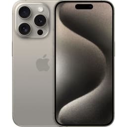 APPLE iPhone 15 Pro 256GB Naturlig Titan (2023) - Återställd - Mycket bra skick