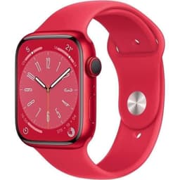 Smartklocka Apple Watch Series 8 GPS - 45mm - (PRODUCT)RED Aluminiumhölje - Armband (2022) - Återfurbished - Skick: Acceptabelt- REFURBISHED