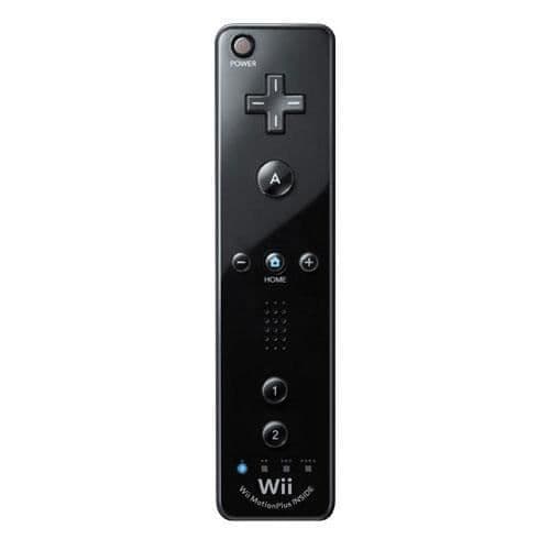 Spelkontroll - Nintendo - Wiimote - Svart - Trådlös - Inbyggd Motion Plus- REFURBISHED