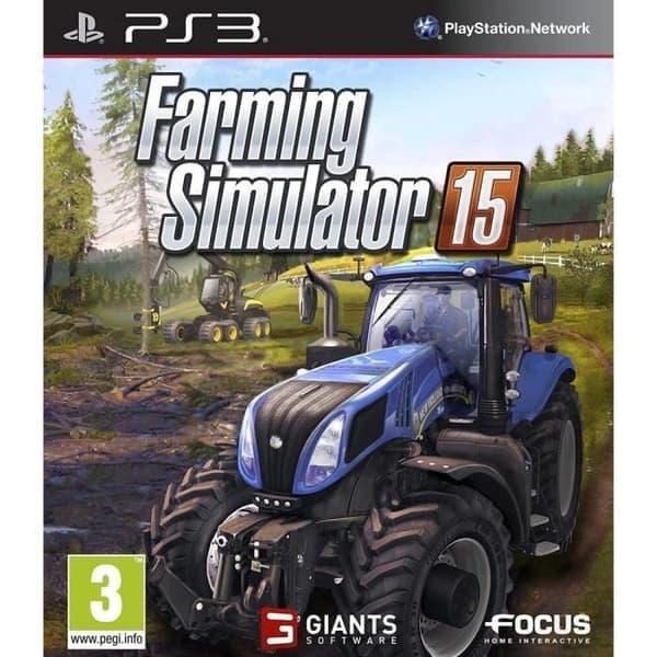 Simuleringsspel - Farming Simulator 15 - PS3 - Jordbrukshantering - Djurhållning - Skogsbruk
