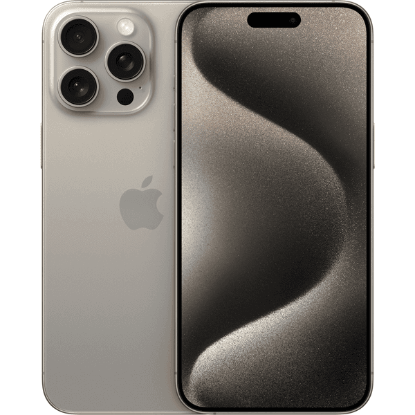 iPhone 15 Pro Max 512 GB, Naturligt titan - C - Av partner