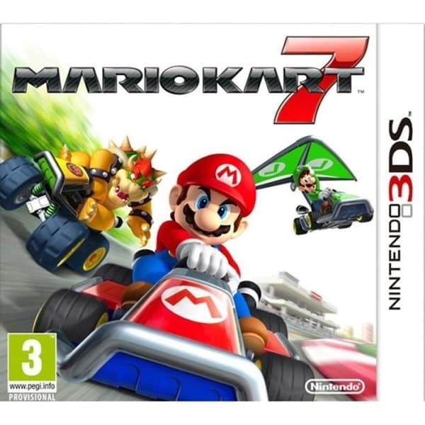 TV-spel - Mario - Mario Kart 7 - 3DS - Standard Edition - Online racing - PEGI 3+- USED