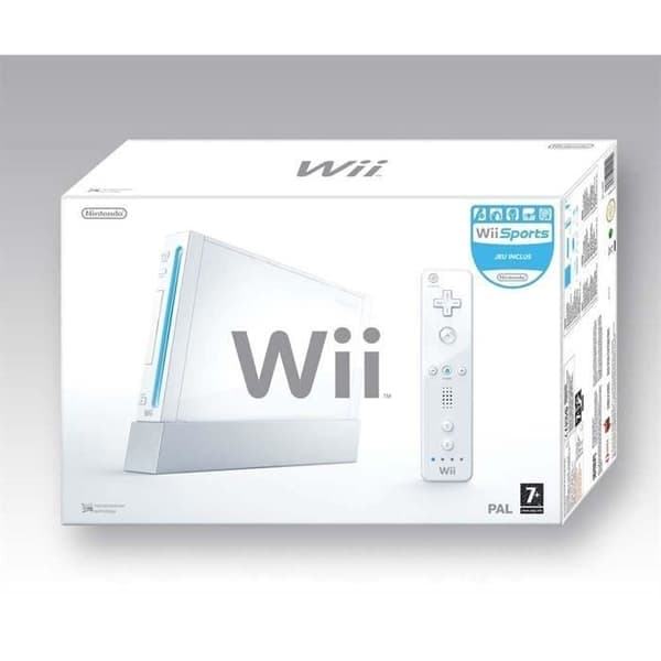 Spelkonsol - Nintendo - Wii - Vit - Paket - Inkluderar Wii Sports