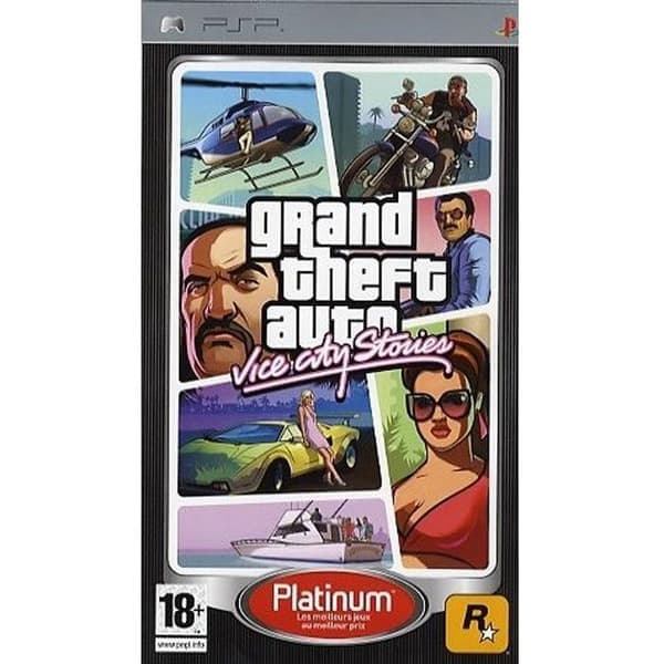 GTA VICE CITY STORIES PLATINUM / PSP KONSOLSPEL