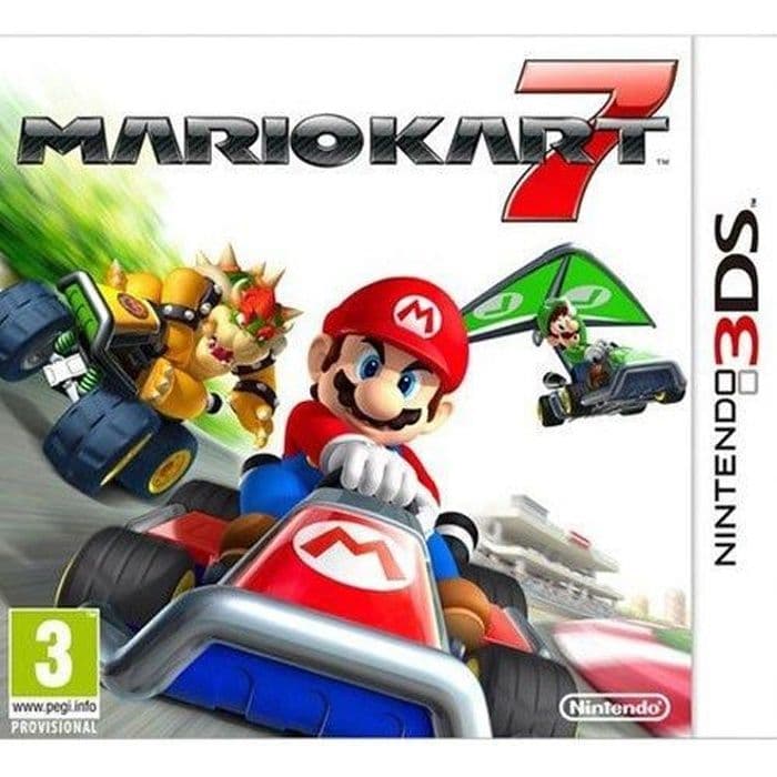 Videospel - Mario - Mario Kart 7 - Nintendo 3DS - Race - Standardutgåvan