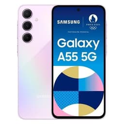 SAMSUNG Galaxy A55 5G Smartphone 128Go Lila (2024) - Återvunnen - Mycket bra skick- REFURBISHED