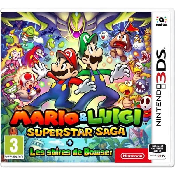 Mario & Luigi: Superstar Saga + Bowser's Minions 3DS-spel