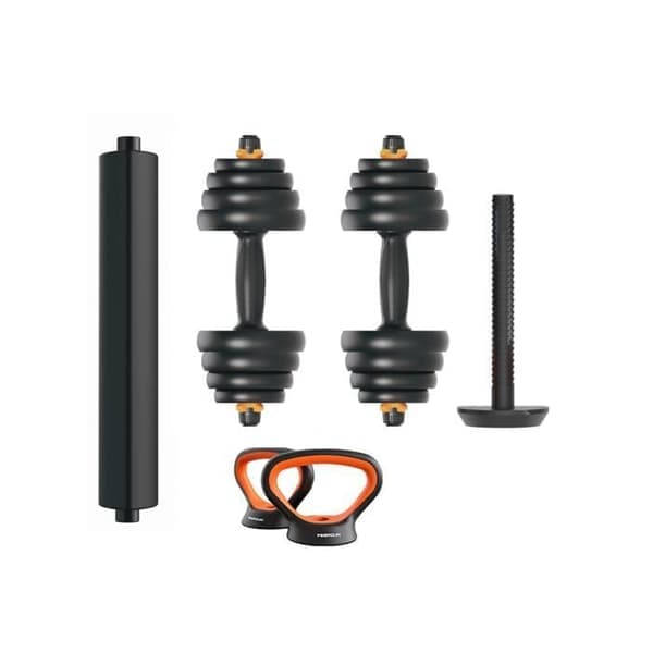 Xiaomi Fed V2 30 kg hantel + bar + kettlebell kit - svart/orange - TU- USED
