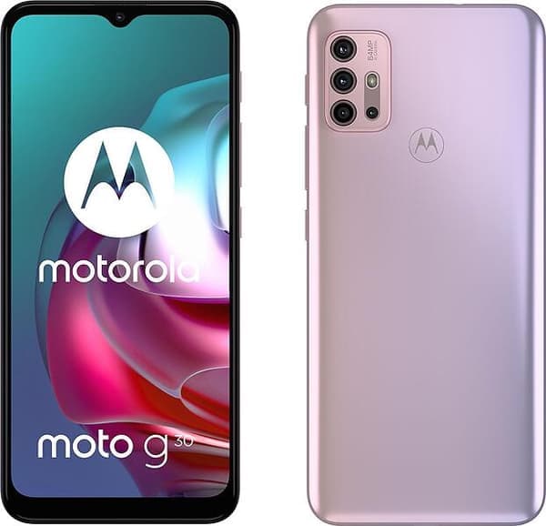 Motorola Moto G30 Dual SIM 128GB - 1 År Garanti Begagnad - Pastel Sky