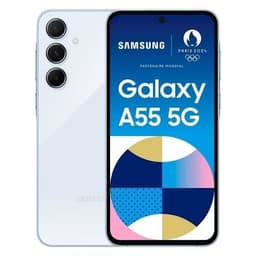 SAMSUNG Galaxy A55 5G Smartphone 128Go Blå (2024) - Återvunnen - Mycket bra skick