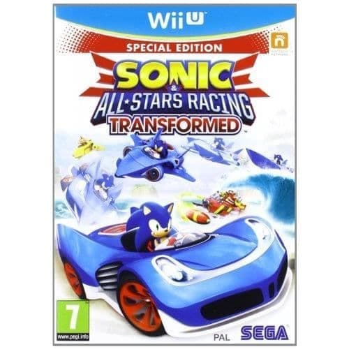 Racingspel - Sega - Sonic & All-Stars Racing Transformed - Wii U - Onlineläge - Special Edition- USED