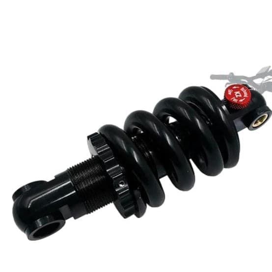 Elscooter bakre stötdämpare för Wolf King GTR, 135 mm, svart - A - Som ny