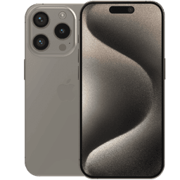 Apple iPhone 15 Pro Natural Titanium 128 GB Klass A (Refurbished)