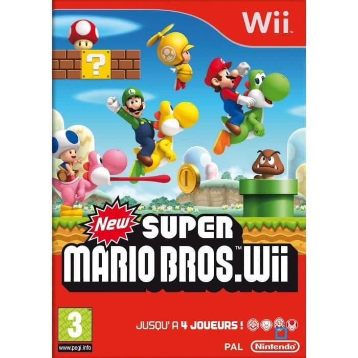 NYTT SUPER MARIO BROS / NINTENDO Wii KONSOLSPEL