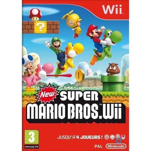 NYTT SUPER MARIO BROS / NINTENDO Wii KONSOLSPEL