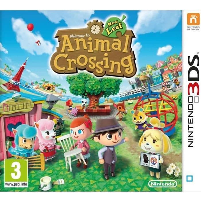 Animal Crossing New Leaf 3DS-spel