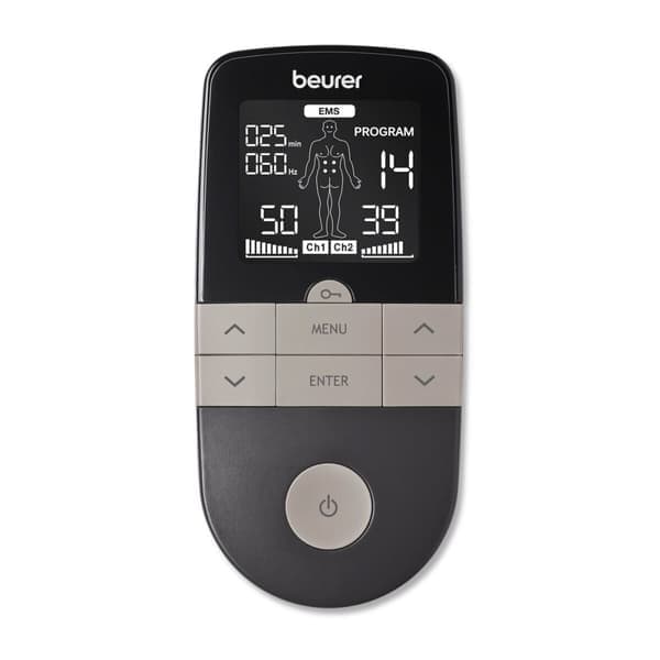 BEGAGNAD Uppladdningsbar trådlös massage- och värmebälte Beurer EM1R RELIEF+ (Renoverade A)