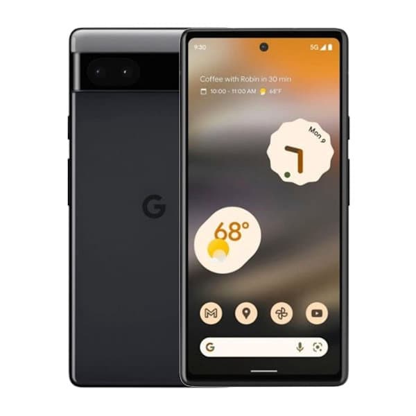 Google Pixel 6a 5G Dual SIM 6GB RAM 128GB - 1 År Garanti Begagnad i Nyskick - Svart