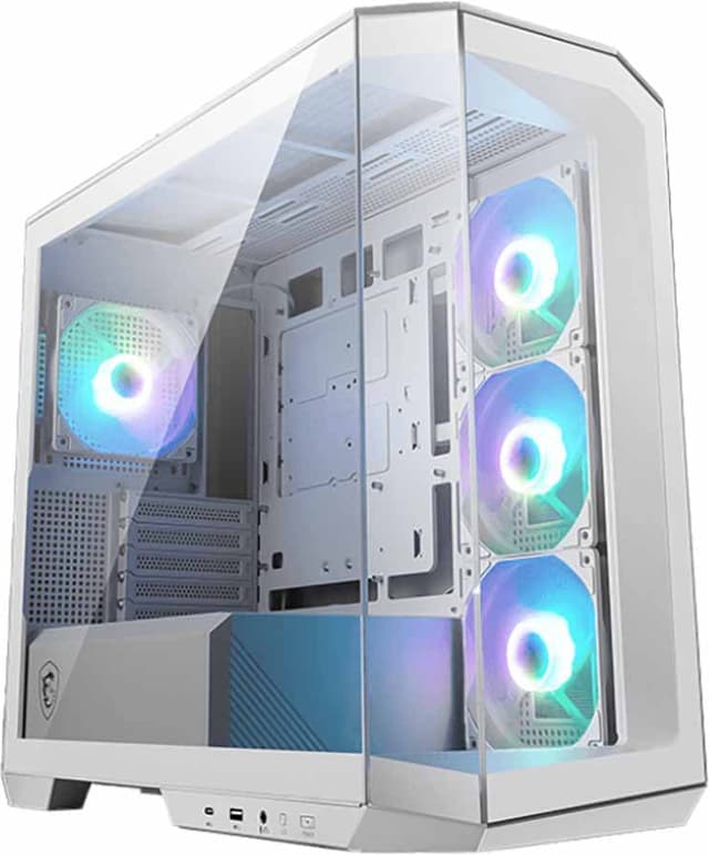 MSI MAG PANO M100R PZ datorchassi (vit) - Nyskick - i originalförpackning