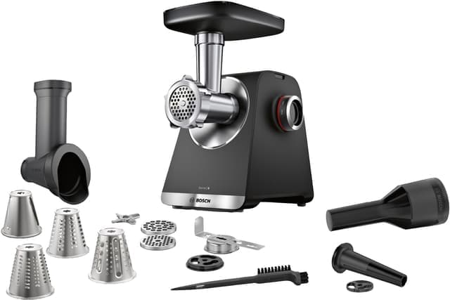 Bosch MultiPower Series 6 köttkvarn MFWS642B (svart) - Fint skick - lite slitage