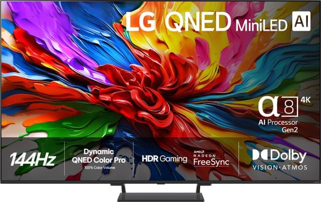 LG 65" QNED 93 4K QNED MiniLED TV (2025) - Nyskick - originalförpackning saknas