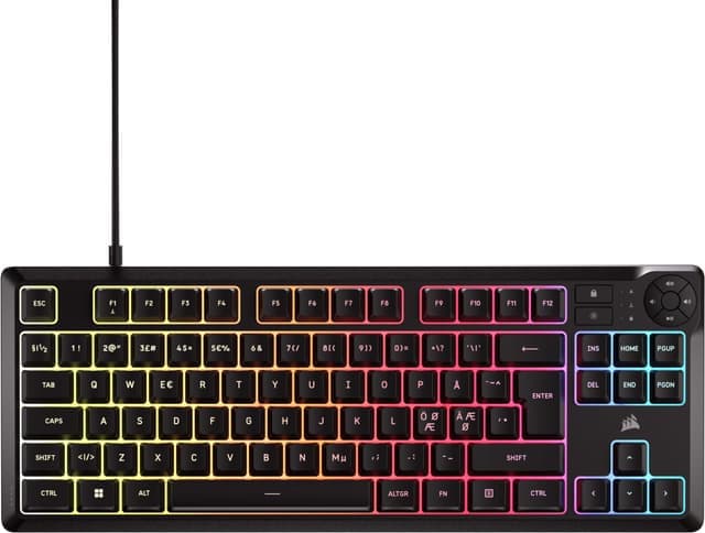 Corsair K55 Core TKL RGB tangentbord - Nyskick - i originalförpackning