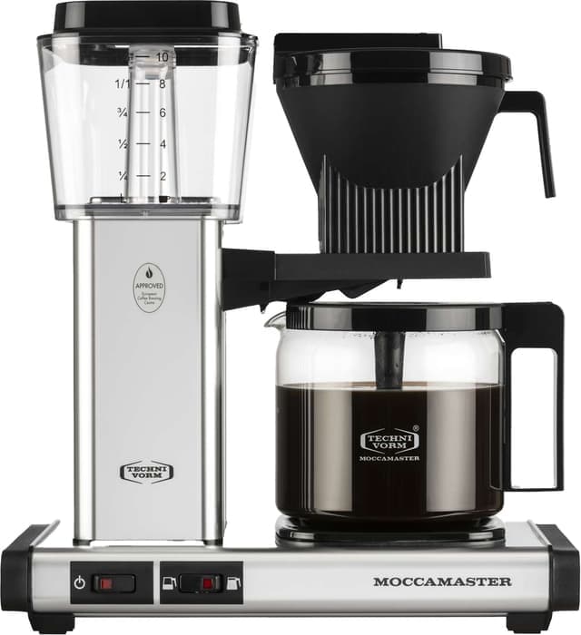 Moccamaster Optio kaffebryggare 53613 (silver) - Nyskick - originalförpackning saknas