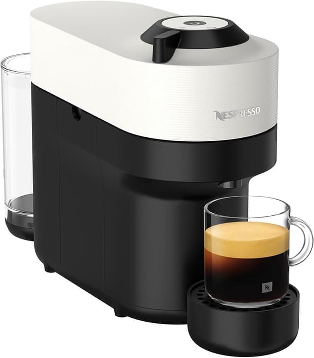 Nespresso Vertuo Pop kapselmaskin av Sage (kokosvit) - Nyskick - i originalförpackning