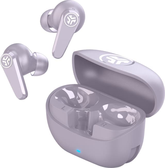 JLab Go Pods ANC trådlösa in-ear-hörlurar (lila) - Nyskick - i originalförpackning