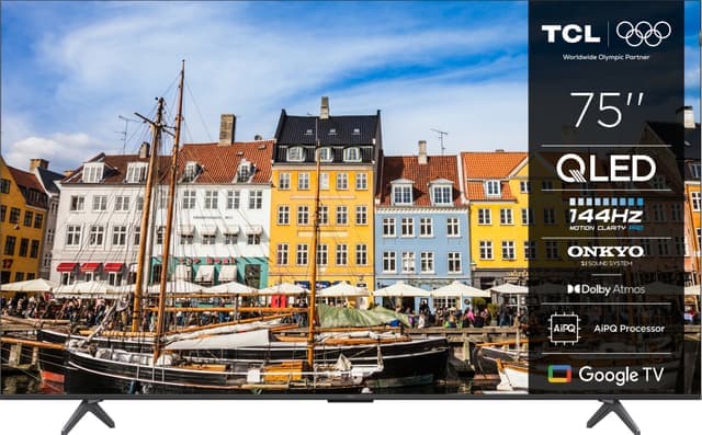 TCL 75" QLED810K 4K QLED TV (2025) - Nyskick - i originalförpackning