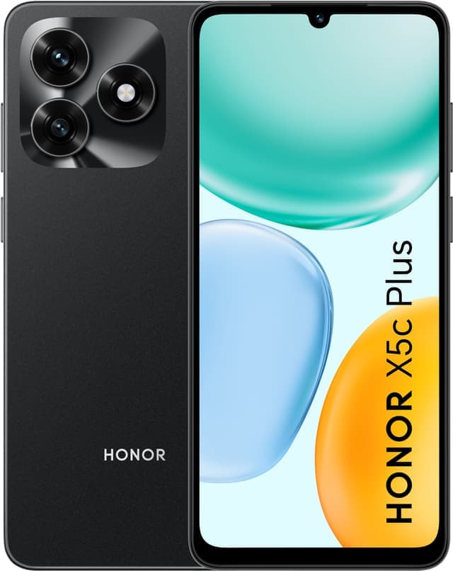 HONOR X5c Plus smartphone 4/128GB (midnattsvart) - Nyskick - i originalförpackning