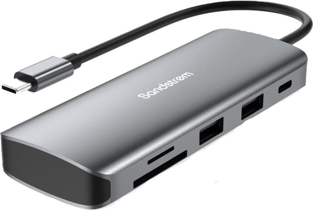 Sandstrøm S7IN1CAR26E 7-i-1 minneskortläsare - Nyskick - i originalförpackning