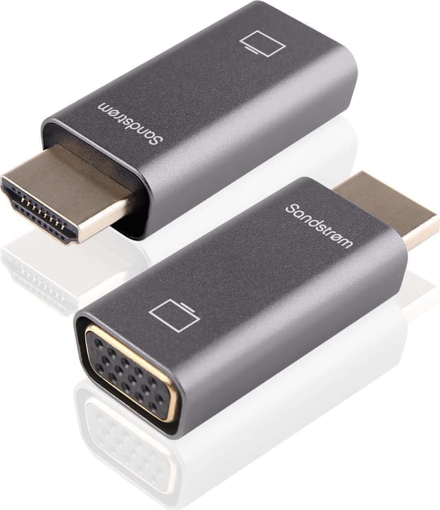 Sandstrøm HDMI till VGA-adapter - Nyskick - i originalförpackning