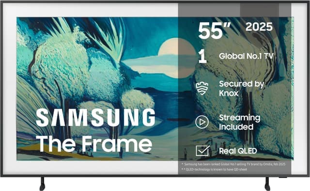 Samsung 55" The Frame 4K QLED Smart TV (2025) - Nyskick - originalförpackning saknas