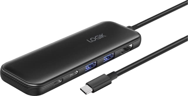 Logik 5 i 1 USB-C-hubb - Nyskick - i originalförpackning