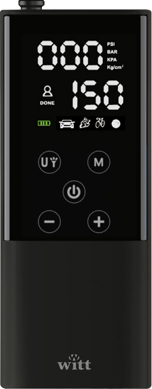 Witt Smart Touch cykelpump MP102280 (svart) - Nyskick - i originalförpackning