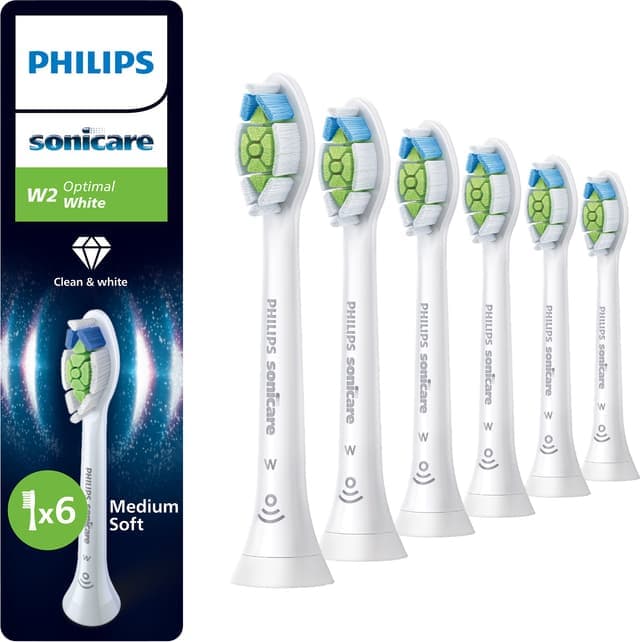 Philips Sonicare W2 Optimal tandborsthuvud HX6066/87 (6 pack) - Nyskick - i originalförpackning