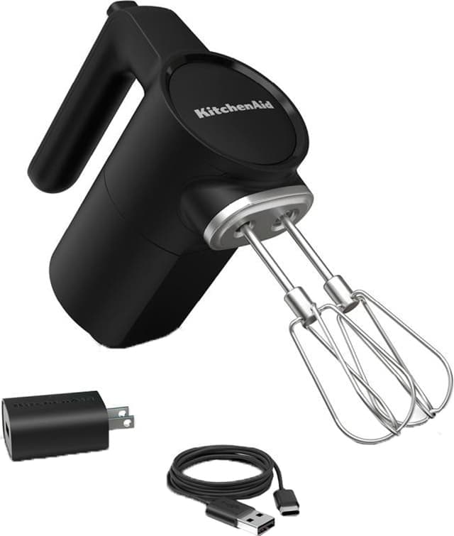 KitchenAid Go sladdlös Elvisp 5KHMR700BM (svart) - Fint skick - lite slitage