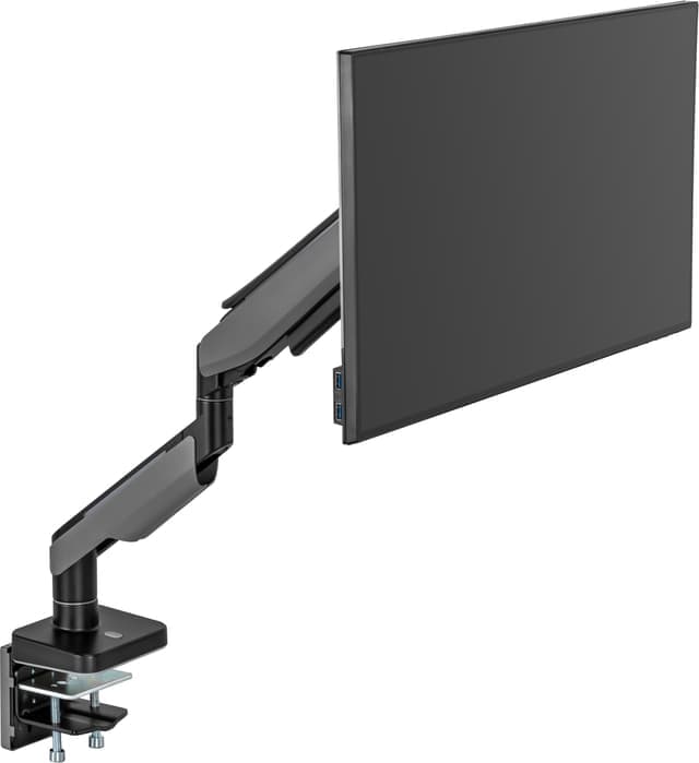 Essentials Heavy-Duty RGB Gaming monitorarm (svart) - Nyskick - i originalförpackning