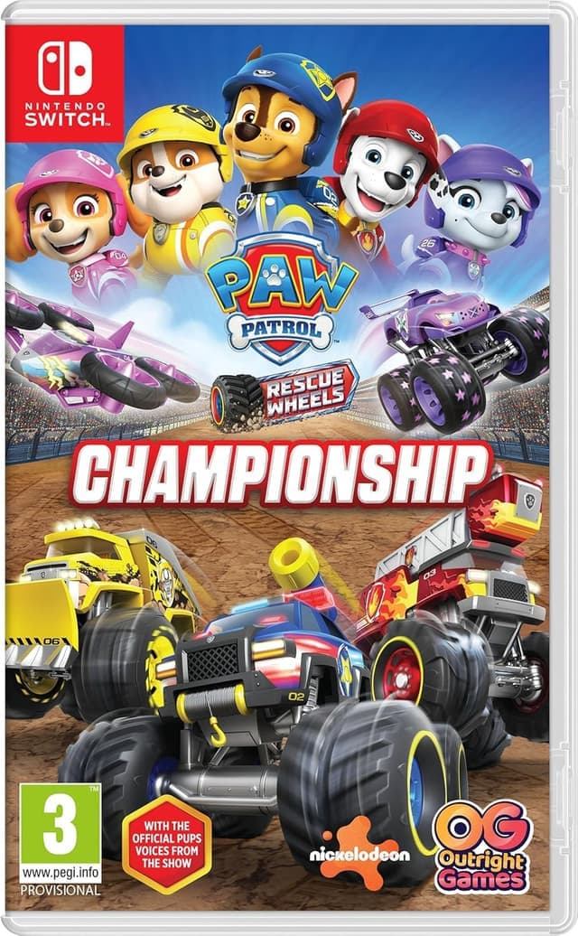 PAW Patrol Rescue Wheels: Championship (Switch) - Nyskick - i originalförpackning