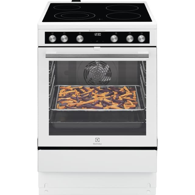 Electrolux Serie 600 Keramikspis LKR66041SW (60cm 400V) - Liten buckla på vänster sida