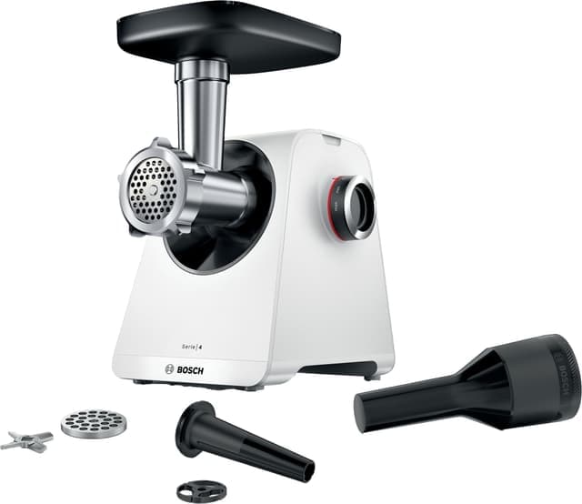 Bosch Series 4 köttkvarn MFWS420W (vit) - Fint skick - lite slitage