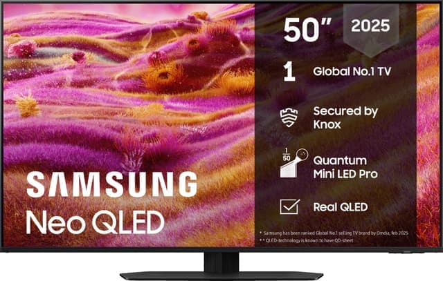 Samsung 50" QN90F Neo QLED 4K MiniLED Smart TV (2025) - Nyskick - i originalförpackning