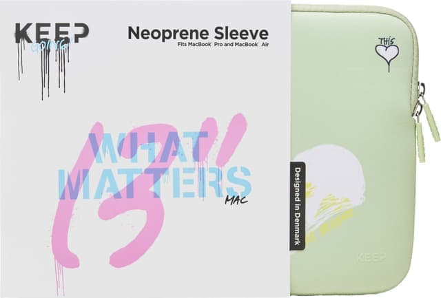 KEEP 13’’ MacBook sleeve i neopren (Jellyfi nile) - Nyskick - i originalförpackning