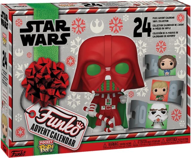 Funko Pop! actionfigur Julkalender Star Wars Holiday - Använt skick – Synliga skador, fullt funktionell