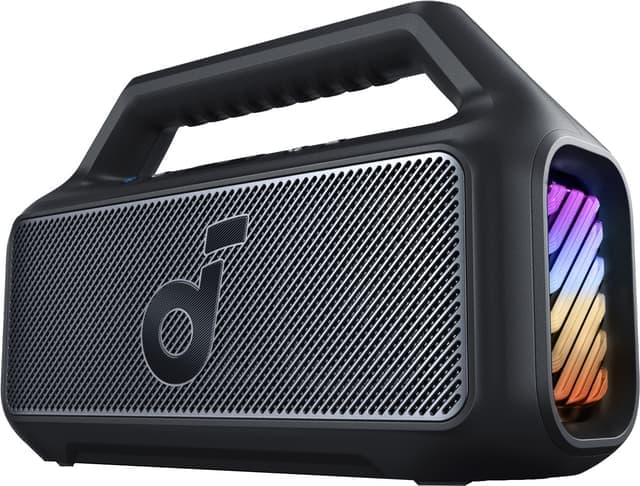 Soundcore Boom 2 bärbar trådlös högtalare (svart) - Bra skick – Mindre spår av användning